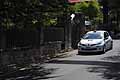 Renault Clio R3 del team Robe Rally sul traguardo